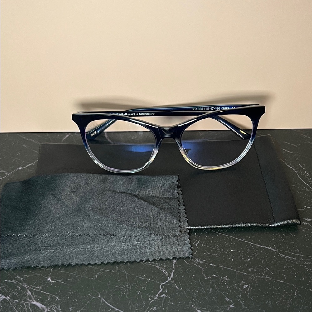 Diff Jade Cat Eye Blue Light Glasses - image 1